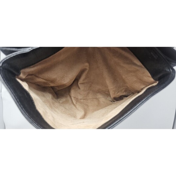 Vintage Oroton Australian Genuine Cowhide Black Leather Purse Satchel Crossbody - Picture 10 of 16